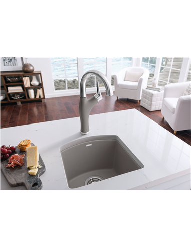 BLANCO ARTONA BAR 1.5 GPM PVD/SOFT WHITE 