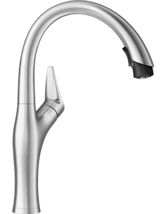 BLANCO ARTONA PULL DOWN 1.5 GPM PVD STEEL 