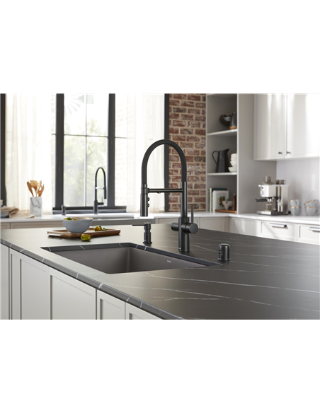 BLANCO CATRIS FLEXO FILTER SEMI-PRO 1.5 GPM MATTE BLACK