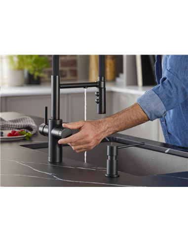 BLANCO CATRIS FLEXO FILTER SEMI-PRO 1.5 GPM PVD STEEL