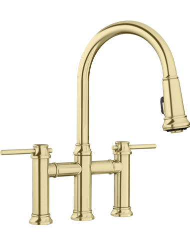 BLANCO EMPRESSA BRIDGE 1.5 GPM SATIN GOLD