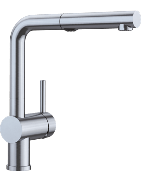 BLANCO LINUS PULL OUT 1.5 GPM PVD STEEL 