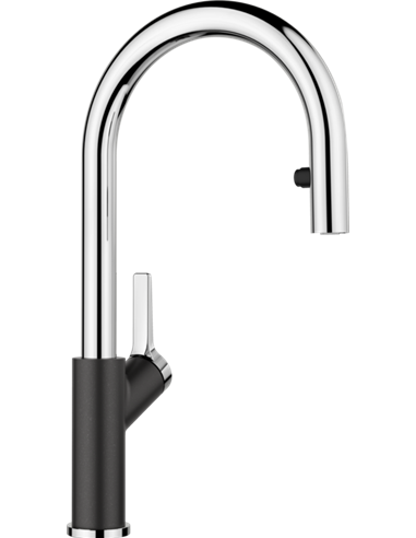 BLANCO URBENA PULL DOWN 1.5 GPM CHROME/ANTHRACITE