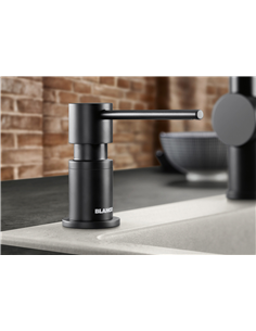 BLANCO LATO SOAP DISPENSER MATTE BLACK 2
