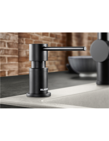BLANCO LATO SOAP DISPENSER MATTE BLACK