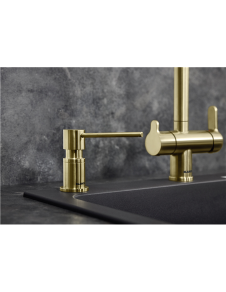 BLANCO LATO SOAP DISPENSER SATIN GOLD