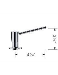 BLANCO TORRE SOAP DISPENSER PVD STEEL 2