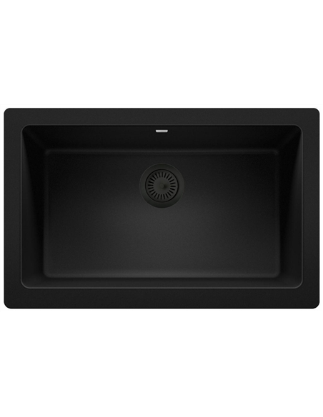 BLANCO COLOUR BASKET STRAINER-METAL- COAL BLACK