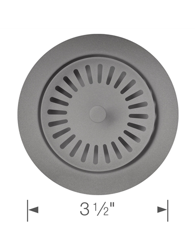 BLANCO COLOUR BASKET STRAINER-METAL-METALLIC GRAY