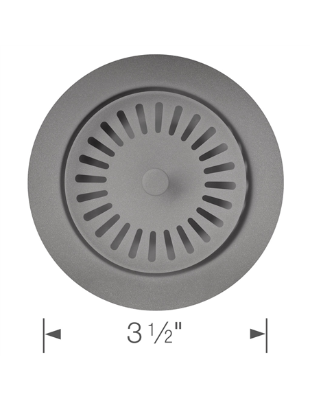 BLANCO COLOUR BASKET STRAINER-METAL-METALLIC GRAY