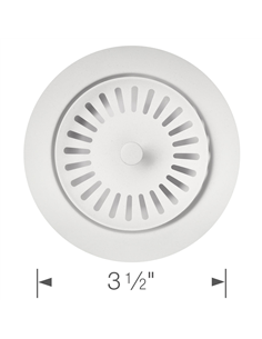 BLANCO COLOUR BASKET STRAINER-METAL-WHITE 2