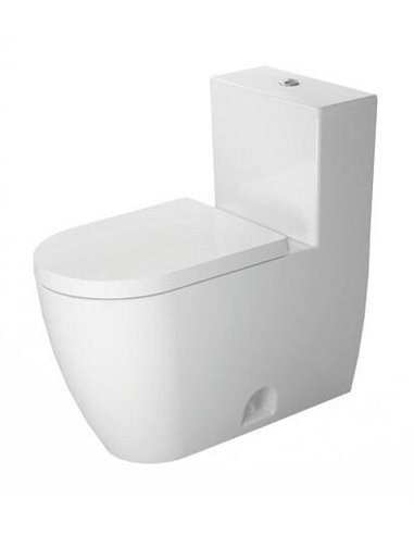 Duravit 2173010085 ME by Starck One-Piece Toilet Duravit Rimless Dual Flash