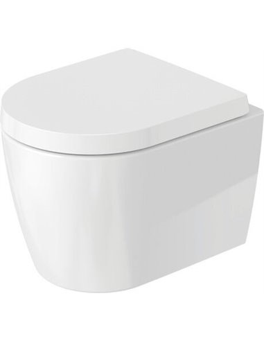 Duravit 2530090092 ME by Starck Toilet Wall-Mounted Compact Duravit Rimless