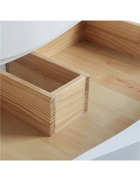 Virta 36 Inch Princess Wall Mount Single Sink Vanity