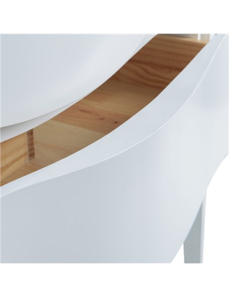 Virta 36 Inch Princess Wall Mount Single Sink Vanity