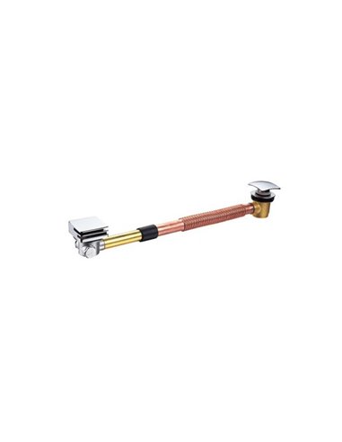 Virta Spoutless Tub Filler and Drain - Rectangular Design