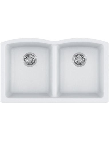 Franke ELG120-CA Ellipse Undermount Granite Double 36Cab