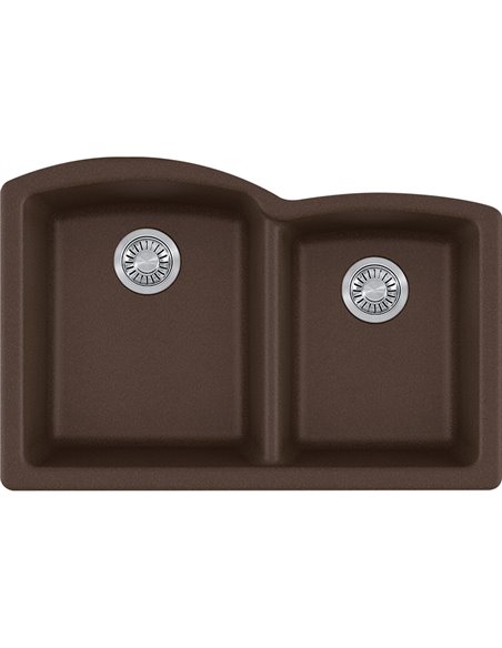 Franke ELG160-CA Ellipse Undermount Granite Double 36Cab