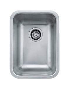 Franke GDX11012-CA Grande Undermount 18G Stainless Steel Single 18Cab