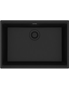 Franke MAG11025-S Maris Undermount Granite Single 30Cab with Strainer Basket