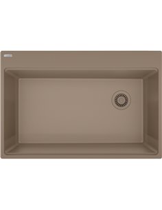 Franke MAG61031OW-S Maris Topmount Granite Single - Offset Waste with Strainer Basket