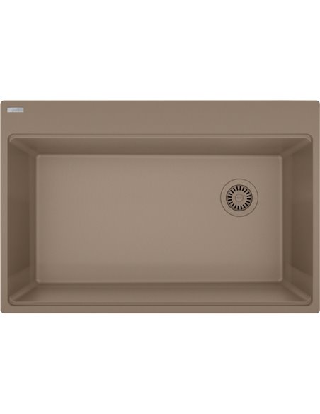 Franke MAG61031OW-S Maris Topmount Granite Single - Offset Waste with Strainer Basket