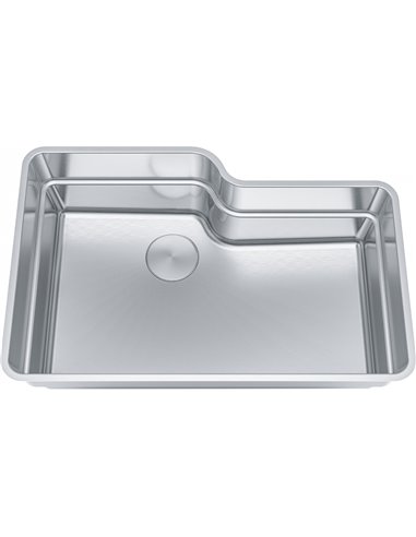 Franke OR2X110-S Orca 2.0 Undermount 18G Stainless Steel Single 36Cab with Strainer Basket