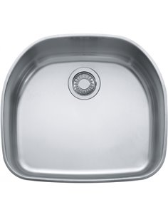 Franke PCX1102109-CA Prestige Undermount 18G Stainless Steel Single 27Cab