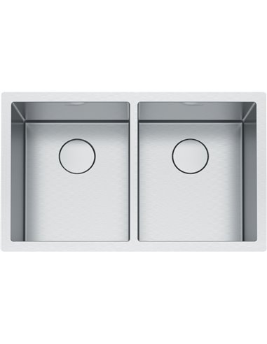 Franke PS2X120-14-14-CA Professional 2 Undermount 16G Stainless Steel Double 36Cab