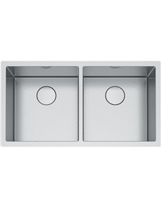 Franke PS2X120-16-16-CA Professional 2 Undermount 16G Stainless Steel Double 39Cab