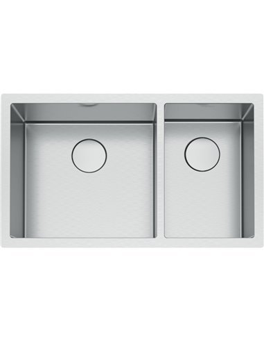 Franke PS2X160-18-11-CA Professional 2 Undermount 16G Stainless Steel Double 36Cab