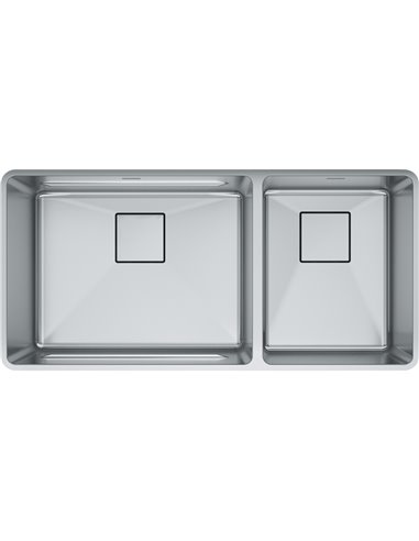 Franke PTX160-37-CA Pescara Undermount 18Ga Stainless Steel Double 42Cab