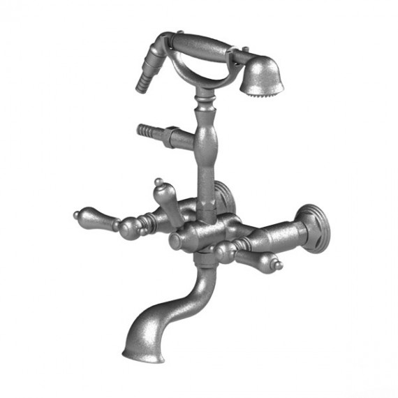 Rubinet 3WRML ROMANESQUE-TUB FILLER WALL MNT WHHS