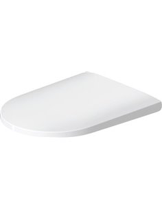 Duravit 0026290000 D-Neo PP Elongated D-Shaped Toilet Seat with Soft Closure