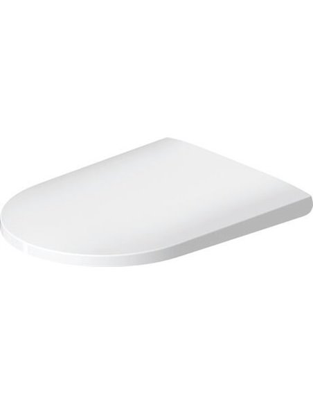 Duravit 0026290000 D-Neo PP Elongated D-Shaped Toilet Seat with Soft Closure