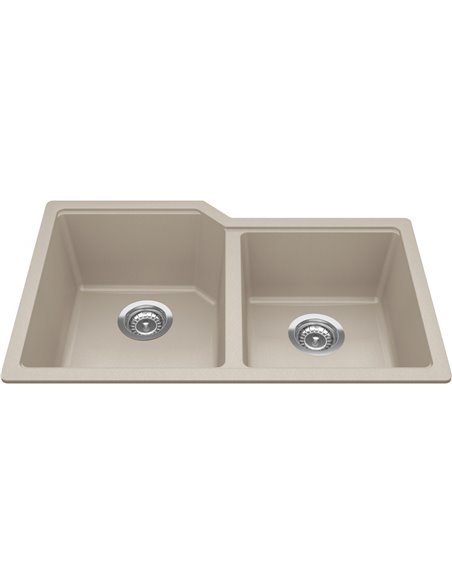 Kindred MGC2031U-9 Urban Undermount Granite Double Sink 36Cab