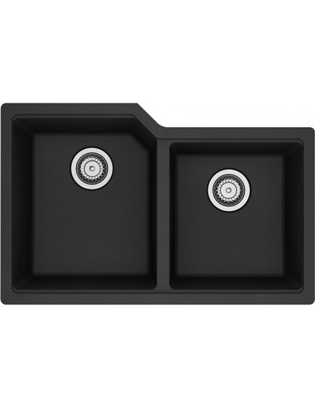Kindred MGC2031U-9 Urban Undermount Granite Double Sink 36Cab
