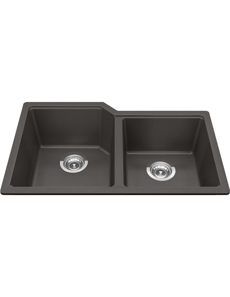 Kindred MGC2031U-9 Urban Undermount Granite Double Sink 36Cab