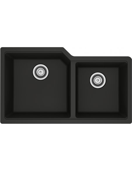 Kindred MGC2034U-9 Urban Undermount Granite Double Sink 39Cab