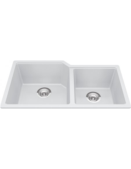 Kindred MGC2034U-9 Urban Undermount Granite Double Sink 39Cab