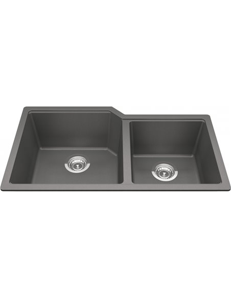 Kindred MGC2034U-9 Urban Undermount Granite Double Sink 39Cab