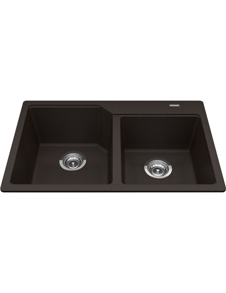 Kindred MGCM2031-9 Urban Undermount Granite Double Sink 33Cab