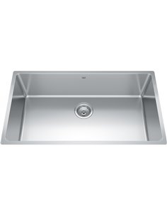 Kindred BSU1832-9 Brookmore Undermount 18G Stainless Steel Single Sink 36Cab
