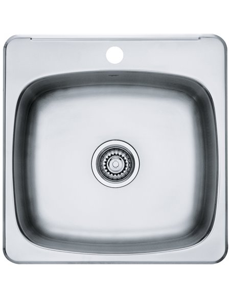 Kindred RSL5251-1 Reginox Topmount 20G Stainless Steel Single Sink 1 Hole