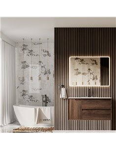 Virta 42 Inch SIA Wall Hung Single Sink Vanity 2