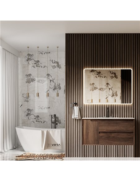 Virta 42 Inch SIA Wall Hung Single Sink Vanity