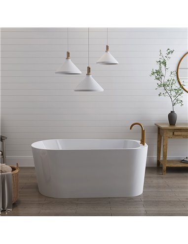 Zitta Vela white tub 59 x 31 3/8 x 23 5/8