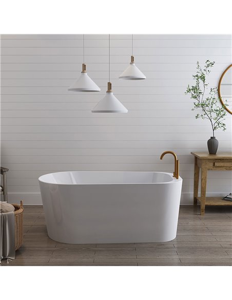 Zitta Vela white tub 59 x 31 3/8 x 23 5/8