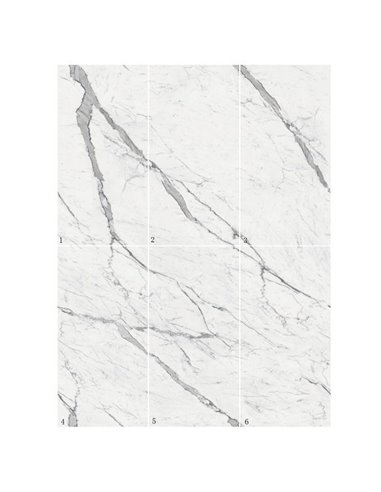 Mango Tile Aurora Statuario- RC 36X72 Porcelain Slab