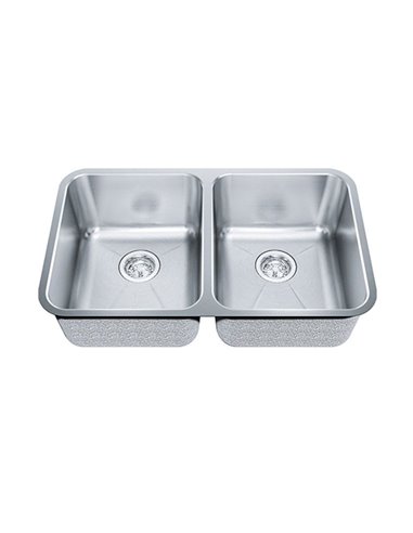 Franke NCX120 Sink - Undermount Double Concerto Creased Bottom SS